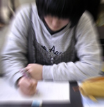 大谷塾の高校生は個人指導で先生と生徒が1対1の形態で指導を行っています。京都大学に合格。
